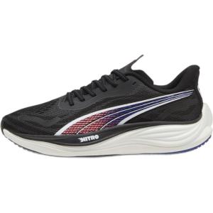 imagePUMA Mens Velocity Nitro 3 SneakerPuma BlackSunset GlowLapis Lazuli