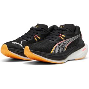 imagePUMA Womens Deviate Nitro 3 Fade Running Sneakers Shoes  OrangeBlack