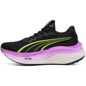 imagePUMA Womens Magmax Nitro Running Sneakers Shoes  GreenBlackYellow Alert