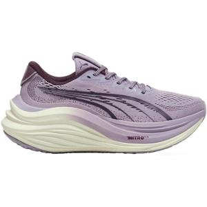 imagePUMA Womens Magmax Nitro Running Sneakers Shoes  GreenPale PlumMidnight Plum