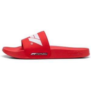 imagePUMA mens Formula 1 Leadcat 20 Slide SandalsPop Redwhite Ah25