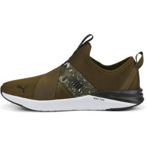 imagePuma Womens Better Foam Prowl Slip onDeep Olivepuma White