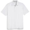 imagePUMA Mens Mattr Brigade PoloWhite Glowash Gray
