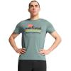 imagePUMA Mens Running Graphic TShirtGreen Moon Ss25