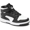 imagePUMA Toddler Boys Rebound Layup Sl V Slip On Sneakers Shoes Casual  WhiteBlackWhite