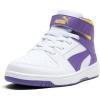 imagePUMA Toddler Boys Rebound Layup Sl V Slip On Sneakers Shoes Casual  WhitePuma Whiteteam Violetpel Yellow