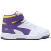 imagePUMA Toddler Boys Rebound Layup Sl V Slip On Sneakers Shoes Casual  WhitePuma Whiteteam Violetpel Yellow