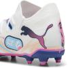 imagePUMA UnisexChild Future Match Firm Artificial GroundPuma Whiteluminous Bluepoison Pinkfizzy Melon