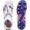 imagePUMA UnisexChild Future Match Firm Artificial GroundPuma Whiteluminous Bluepoison Pinkfizzy Melon