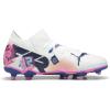 imagePUMA UnisexChild Future Match Firm Artificial GroundPuma Whiteluminous Bluepoison Pinkfizzy Melon