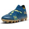 imagePUMA UnisexChild Future Match Firm Artificial GroundSailing Bluemarine Bluepel Yellowgrassy Greengold