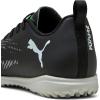 imagePUMA UnisexChild Future Play Turf Training Soccer ShoesPuma Blackcool Light Grayfluo Green