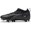 imagePUMA UnisexChild Ultra Match Firm Artificial Ground SneakerBlackWhite