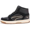 imagePUMA Womens Rebound Layup Mid Shoes SneakerBlackgold Ah25