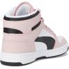 imagePUMA Womens Rebound Layup Mid Shoes SneakerPuma WhitePuma BlackMauve Mist