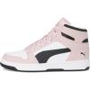 imagePUMA Womens Rebound Layup Mid Shoes SneakerPuma WhitePuma BlackMauve Mist