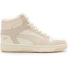 imagePUMA Womens Rebound Layup Mid Shoes SneakerWarm Whitealpine Snowsugared Almond