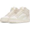 imagePUMA Womens Rebound Layup Mid Shoes SneakerWarm Whitealpine Snowsugared Almond