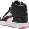 imagePUMA Womens Rebound Layup Mid Shoes SneakerWhiteBlackMagic Rose