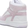 imagePUMA Womens Rebound Layup Mid Shoes SneakerWhitelilac Frost