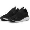 imagePUMA Womens Softride Pro Echo SliponPuma Blackgray Fogpuma White