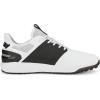 imagePuma Mens Ignite Elevate Golf ShoePuma Whitepuma Blackmetallic Silver