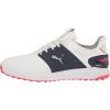 imagePuma Mens Ignite Elevate Golf ShoePuma Whitepuma Silverpuma Navy