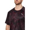 imagePuma Mens Run Favorite Velocity TShirt Available in Big ampamp TallRuby Shimmer All Over Print Ah25