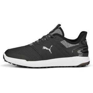 imagePUMA Mens Ignite Elevate Wide Golf ShoeBlackSilver