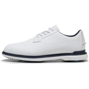 imagePUMA Mens Royale Golf ShoesPuma WhiteDeep NavyTeam Light Blue