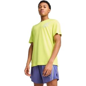 imagePUMA Mens Running Graphic TShirtLemon Sherbert Ss25