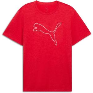 imagePUMA Mens Train All Day Essentials TShirtFor All Time Red Heather Ss25