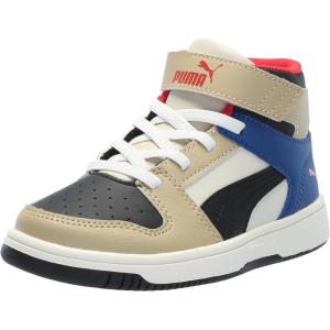 imagePUMA Toddler Boys Rebound Layup Sl V Slip On Sneakers Shoes Casual  WhiteAlpine Snowpuma Blacktoasted Almond