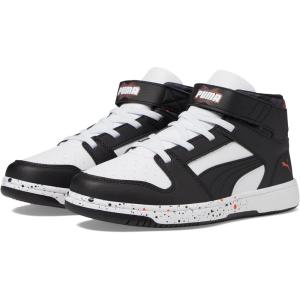 imagePUMA Toddler Boys Rebound Layup Sl V Slip On Sneakers Shoes Casual  WhitePuma Whitepuma Blackgalactic Gray