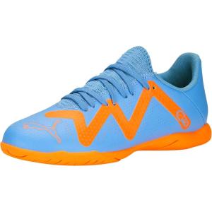 imagePUMA UnisexChild Future Play Indoor Training SneakerBlue Glimmerwhiteultra Orange