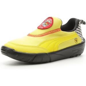 imagePUMA UnisexChild Scuderia Ferrari Slip on Shoes SneakerSpectra Yellowpuma Black