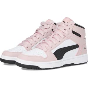 imagePUMA Womens Rebound Layup Mid Shoes SneakerPuma WhitePuma BlackMauve Mist