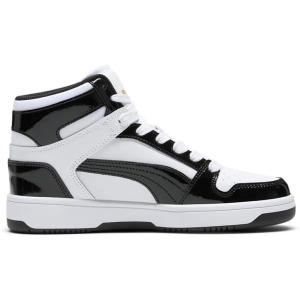 imagePUMA Womens Rebound Layup Mid Shoes SneakerPuma WhitePuma BlackPuma Team Gold