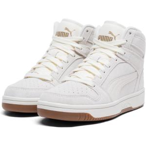 imagePUMA Womens Rebound Layup Mid Shoes SneakerWarm Whitegold