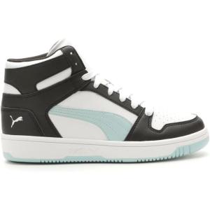 imagePUMA Womens Rebound Layup Mid Shoes SneakerWhitefrosted Dewblack