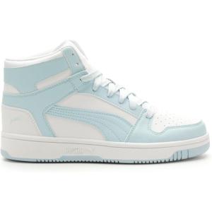 imagePUMA Womens Rebound Layup Mid Shoes SneakerWhiteicy Blue