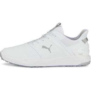 imagePuma Mens Ignite Elevate Golf ShoeSilverWhite