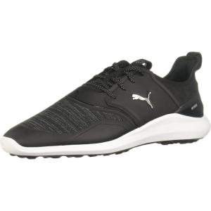 imagepumagolf Mens Ignite Nxt Lace Golf ShoePuma Blackpuma Silv
