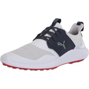 imagepumagolf Mens Ignite Nxt Lace Golf ShoePuma Whitepuma Silv