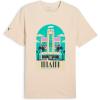 imagePUMA Mens F1 Miami Graphic Crew Neck Short Sleeve Casual Tops Casual  WhiteMiami Alpine Snow Ss25