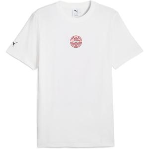 imagePUMA Mens F1 China Graphic Crew Neck Short Sleeve Casual Tops Casual  WhiteChina Puma White Ss25